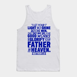 Matthew 5:16 Tank Top